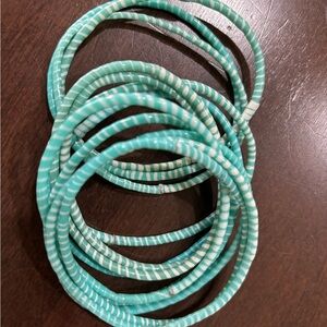 Boho plastic bracelets